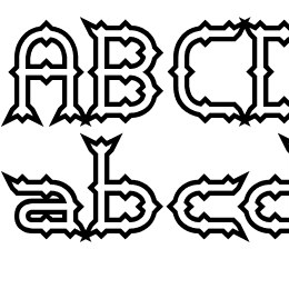 Mincer BRK Font File