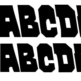 Mindless Brute Leftalic Font File