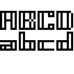 Mini Kaliber O TT BRK Font File