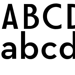 Modern M Font File