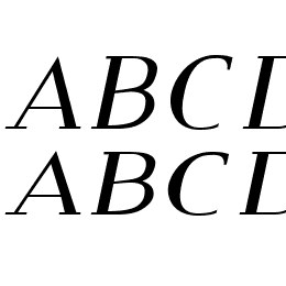 Modern Serif Italic Font File