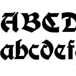 Moderne Fette Schwabacher Font File