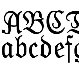 Moderne Fraktur Font File