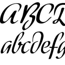 Modeschrift Font File