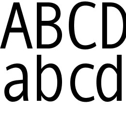 MonoSpatial Font File