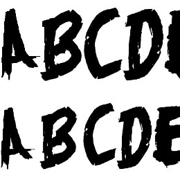 Monsters Attack! Font File