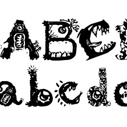 Monstrous Zosimus Font File