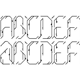 Morgenstern Font File