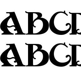 Moulin Rouge Font File