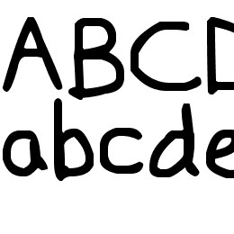 Mousedrawn Font File