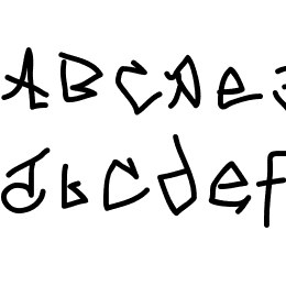 MouseGrafitty Font File