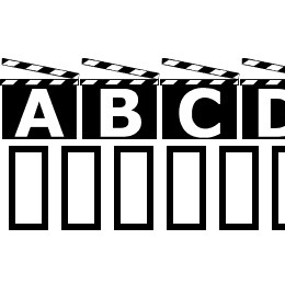 movieboard Font File