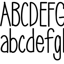 MRF fields of wildflowers Font File