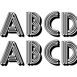 Multistrokes Font File