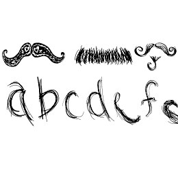 Mustache Gallery Font File