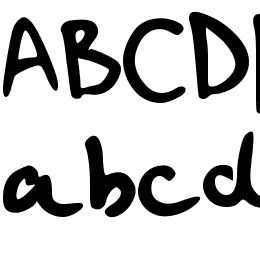 MyHandwritingSucks Font File