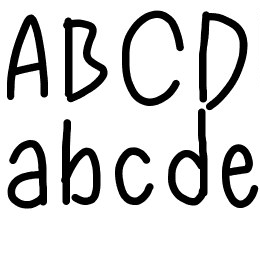 Nadezna's Handwritting Font File