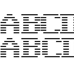 Negative Tuning Font File