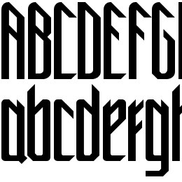 New Gothic Style Font File