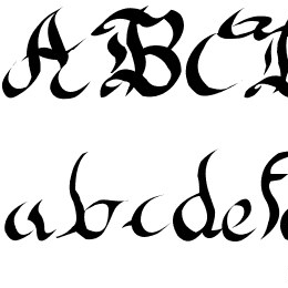 New gothic Font File