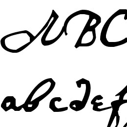 Newton Hand Font File