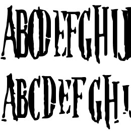 Nightmare 5 Font File