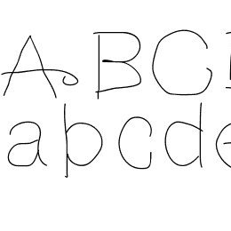 NotebookScribble Font File