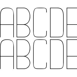 Nouveau Fontdue UltraLight Font File