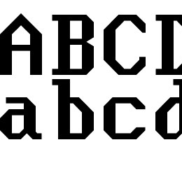 Nouveau IBM Font File