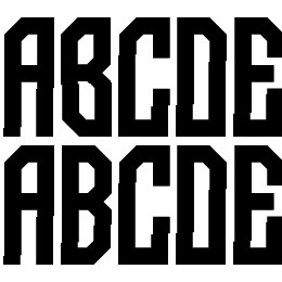 NUDO-Dislocado Font File