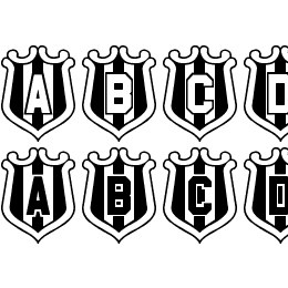 NUFC Shield Font File