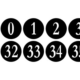 Numberpile Font File