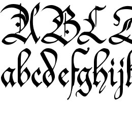 Offenbach Chancery Font File