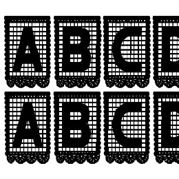 papel picado Font File