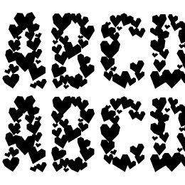 Paper Hearts Font File