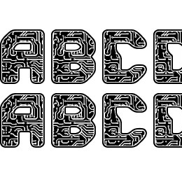 PCB Font File