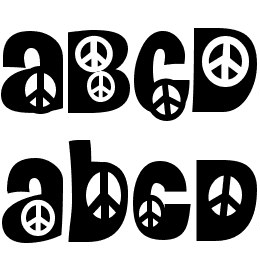 Peace Font File