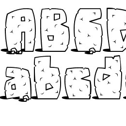 Pebbles Font File