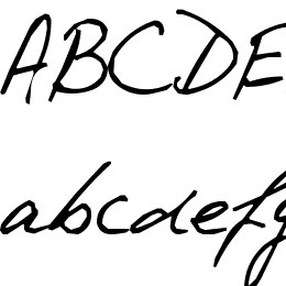 PhontPhreak's Handwriting Font File