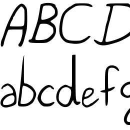 Pigeon_scribble Font File