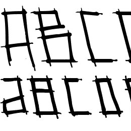 pin me needles Font File