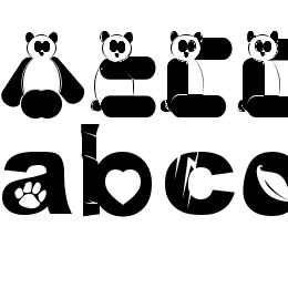 Pink Panda Font File