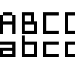 Pixel Square Font File