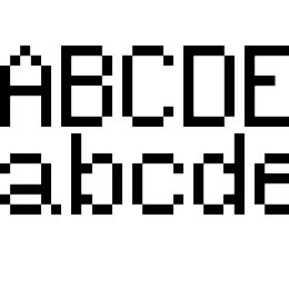 Pixel UniCode Font File