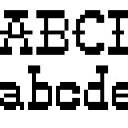 Pixel-Western Font File