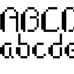 Pixelate Bass Font File