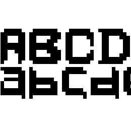 PixelFaceOnFire Font File