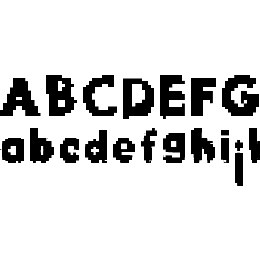 PixelNoise Font File