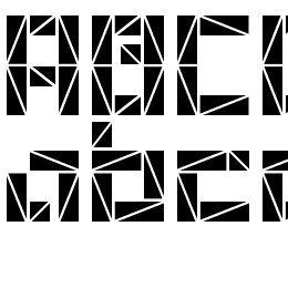 Polygon Font File