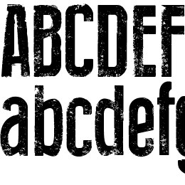 Press Feeling Eroded Font File